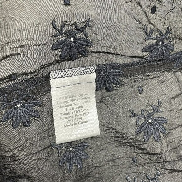 Johnny Was Dress Straight Size S Casual Crochet Embroidery Bohemian Boho Eyelet - Picture 9 of 12